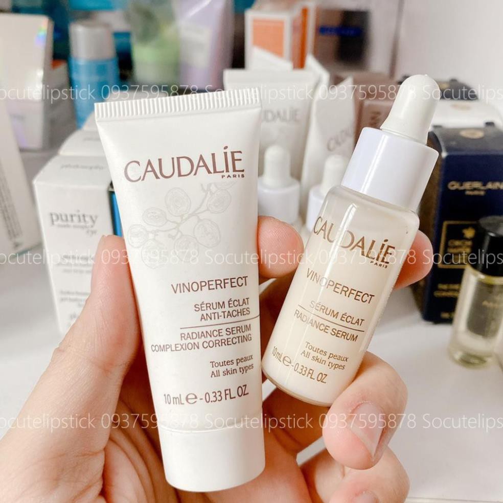 Serum Dưỡng Da Caudalie Vinoperfect Radiance Serum Complexion Correcting 10ml unbox