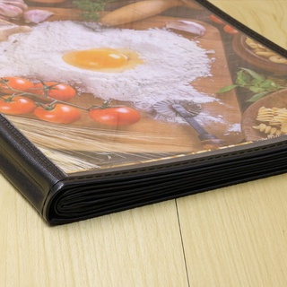 Bìa menu cỡ A4 8 trang 16 mặt
