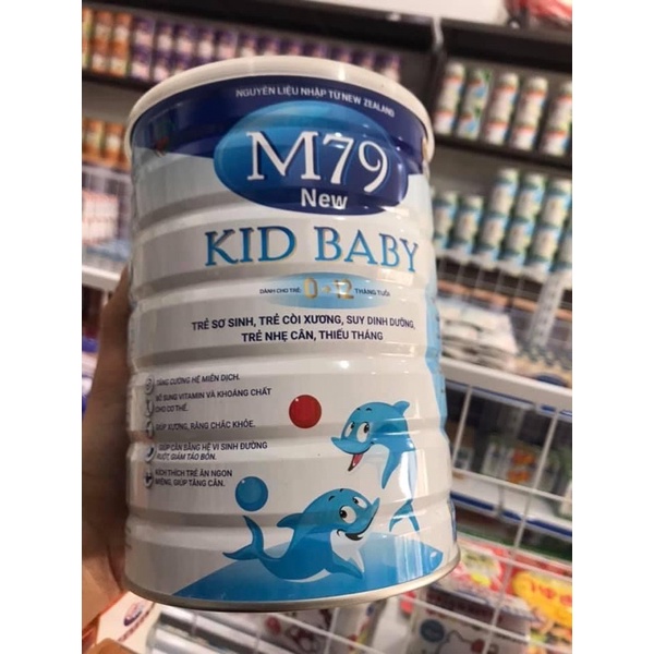 Sữa M79 new kid baby 900g sữa cho trẻ 0-12 tháng