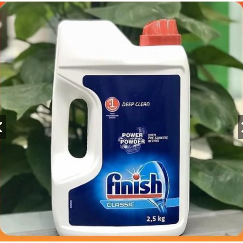 Bột rửa bát Finish Classic 2.5kg hương chanh