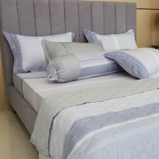 Bộ Drap gối Hometex Tencel Luxury (lưu ý: phần áo gối có thể xoay chiều ngang dọc )