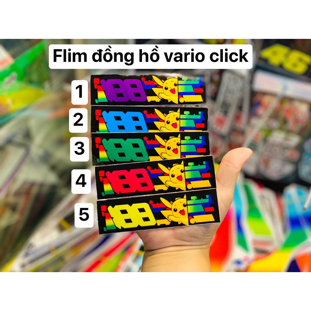 Flim đồng hồ Vario 2018/2019/2020 Pikachu