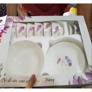 [GIÁ HỦY DIỆT]SÉT 11 MÓN BỘ BÁT ĐĨA CAO CẤP