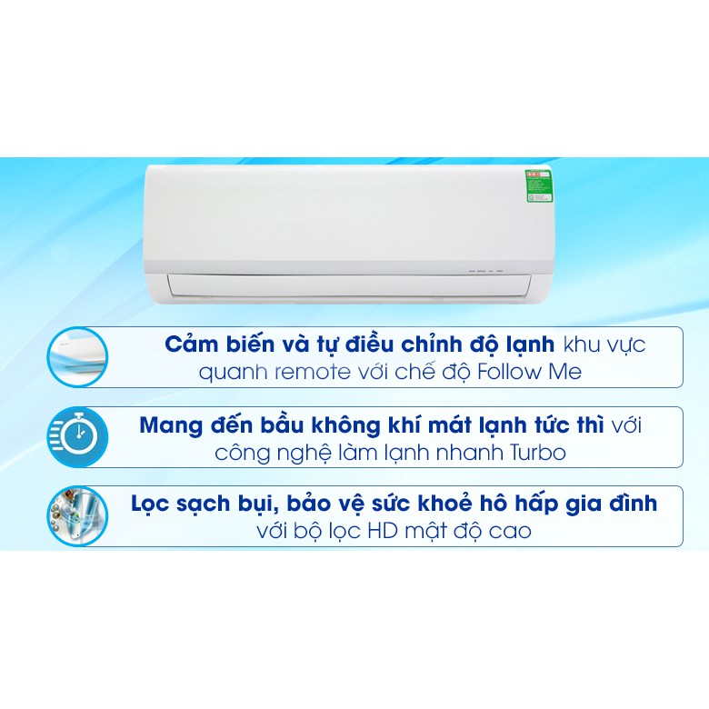 Máy Lạnh Midea 1.5 HP MSAFC-13CRN8 (Miễn phí giao tại HCM-ngoài tỉnh liên hệ shop)