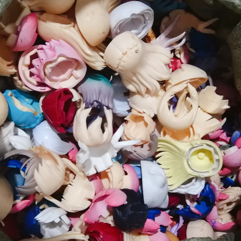 Khuôn Làm Tóc Màu Trắng Ngẫu Nhiên Gsc Nendoroid ob11