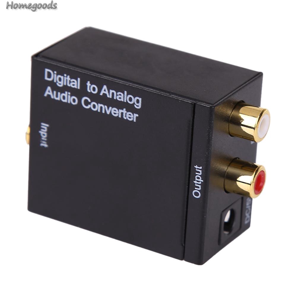 Bộ Chuyển Đổi Âm Thanh Đồng Trục Quang Học Toslink Sang Analog Rca L/R 1 Cái