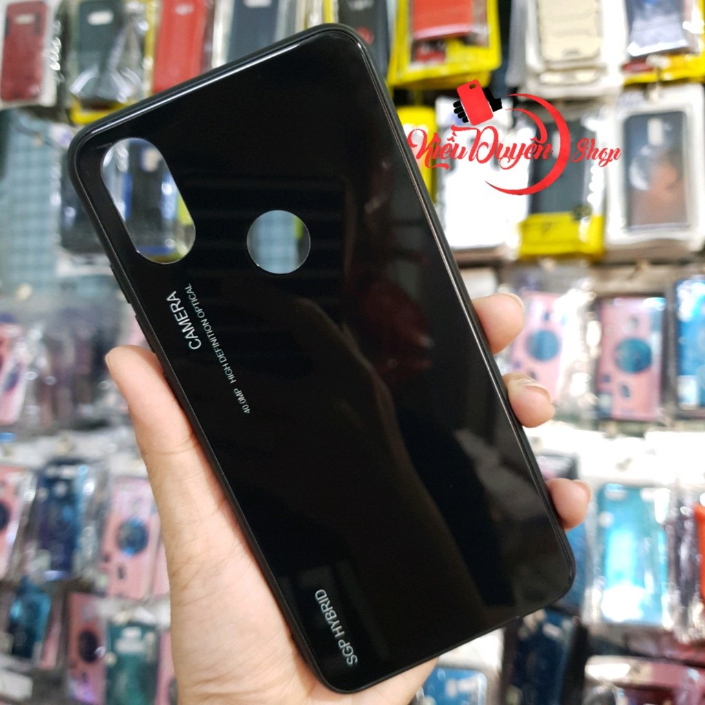 Ốp lưng Xiaomi Mi 8,Ốp lưng Kính đa sắc