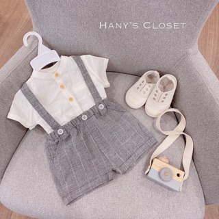 Set áo sơmi đũi + quần Linen
