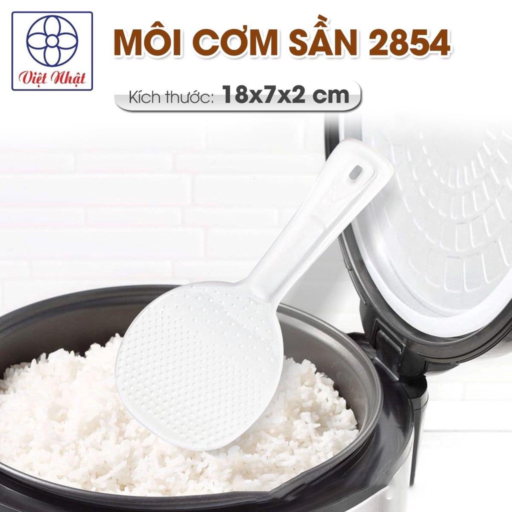 Muôi cơm sần Việt Nhật chống dính 2854,thìa muôi xới cơm,môi xới cơm cao cấp, an toàn chịu nhiệt cao _MC