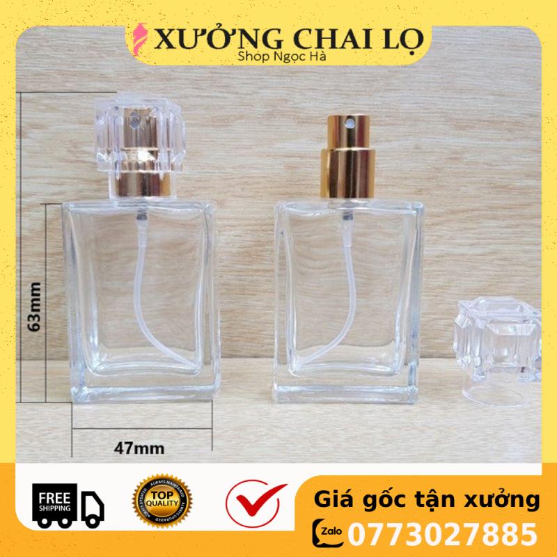 Lọ Chiết Nước Hoa ❤ GIÁ RẺ NHẤT ❤ Lọ chiết nước hoa 30ml Nút Lục Giác đựng dầu thơm , phụ kiện du lịch