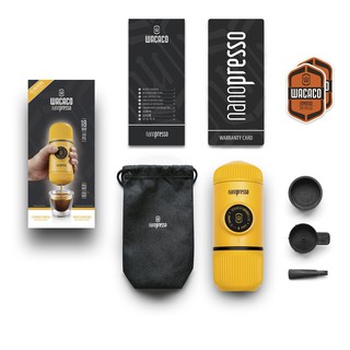 Dụng cụ ép Espresso bằng tay WACACO Nanopresso – Màu Vàng