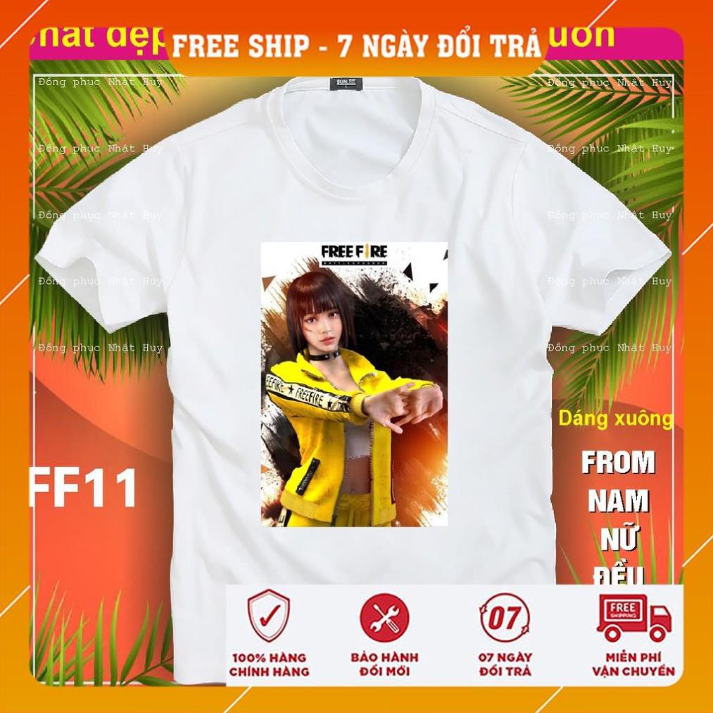 [FreeShip]  áo thun game Free Fire FF6,phông bao đổi trả, chất đẹp