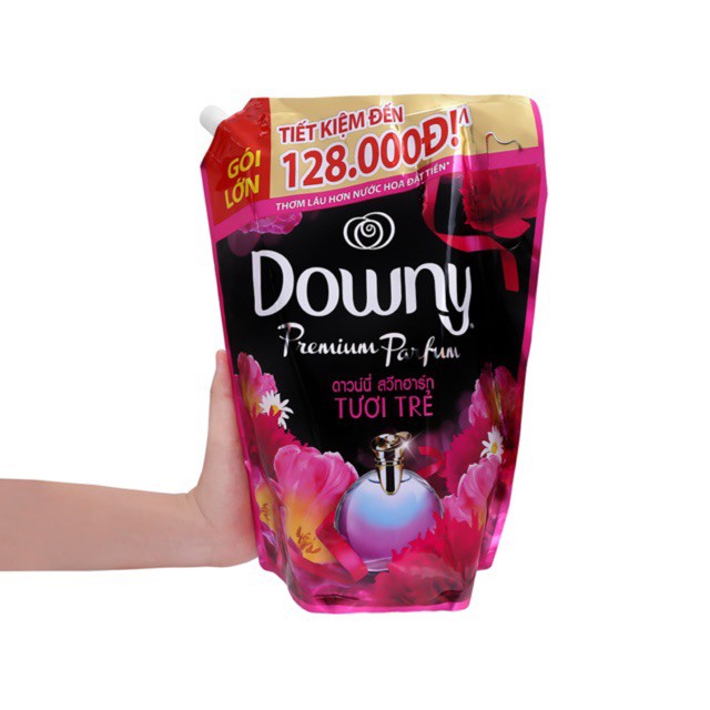Nước Xả Vải Downy Tươi Trẻ Dạng Túi 2,4L