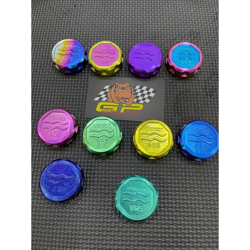 Bình dầu titan gr5 gắn cùm dầu rời