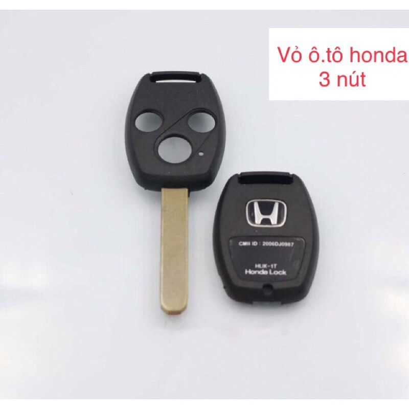 Vỏ chìa khoá HONDA CITY , CIVIC , CRV ( 3 nút ) hàng thái lan