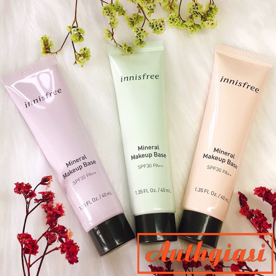 Kem lót INNISFREE Mineral Makeup Base SPF30 PA+++ tác dụng 4in1 40ml | WebRaoVat - webraovat.net.vn