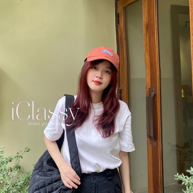 Mũ Lưỡi Trai Thêu Chữ Chcuh 5 Màu Unisex Vải Kaki Cao Cấp, Phong Cách Ulzzang Vintage Hàn Quốc - Iclassy_shoes