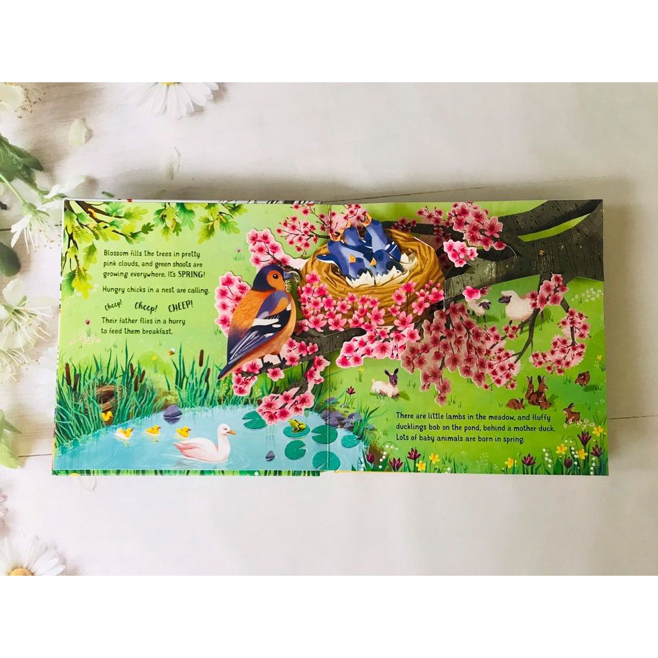 Sách Tiếng Anh Usborne lật mở - Pop up Seasons