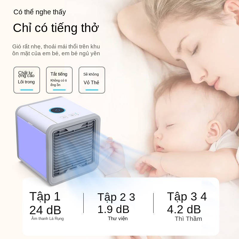 ✚❃✎Công nghệ đen của Mỹ Máy lạnh Tạo tác điều hòa nhiệt độ nhỏ USB Quạt làm mát văn phòng