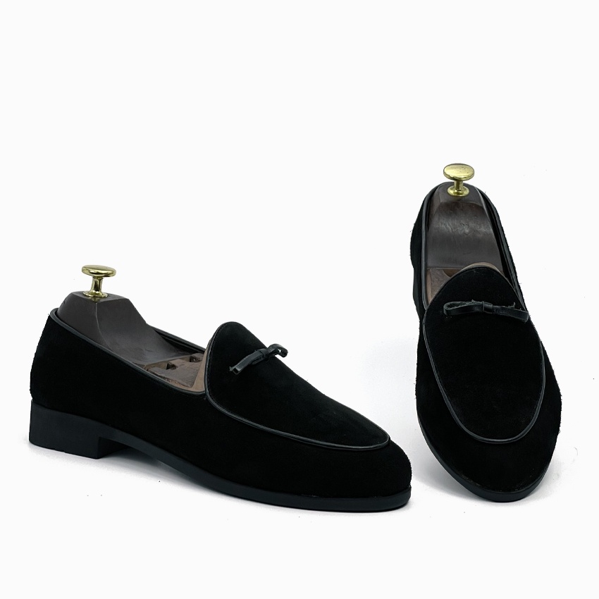 Giày lười nam kiểu dáng Belgien Loafer da bò thật bh 1 năm - Mã T140