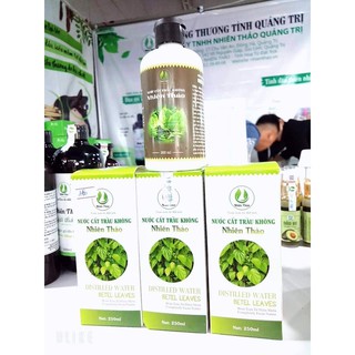 NƯỚC CẤT TRẦU KHÔNG