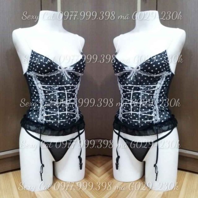 kẹp tất chấm bi sexy gợi cảm