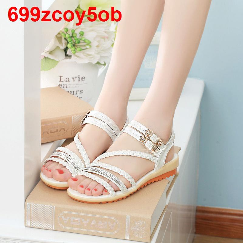 thời trang nữSandals nữ mùa hè phiên bản Hàn Quốc học sinh cấp 2 hoang dã đế dày cổ tích phong cách giày phẳng