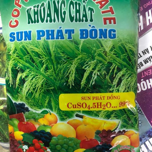 phân bón đồng sunfat 1kg cuso4