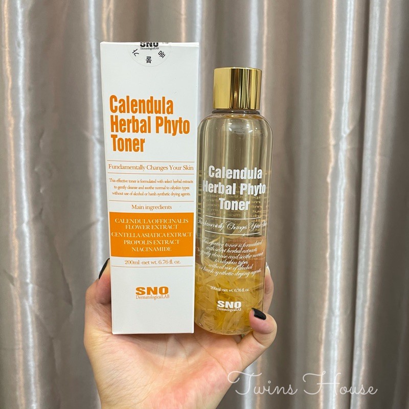 Nước Hoa Hồng Toner Hoa Cúc SNO Calendula Herbal Phyto Hàn