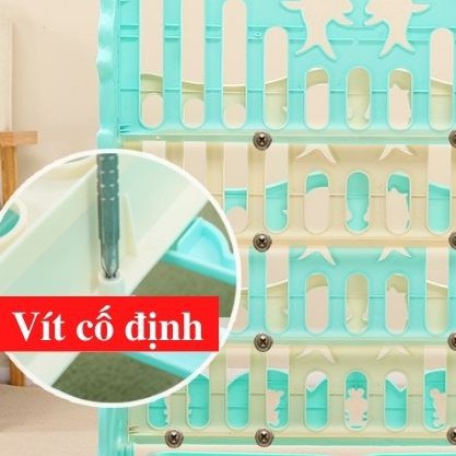 Kệ sách cho bé 5 tầng bằng nhựa cao cấp