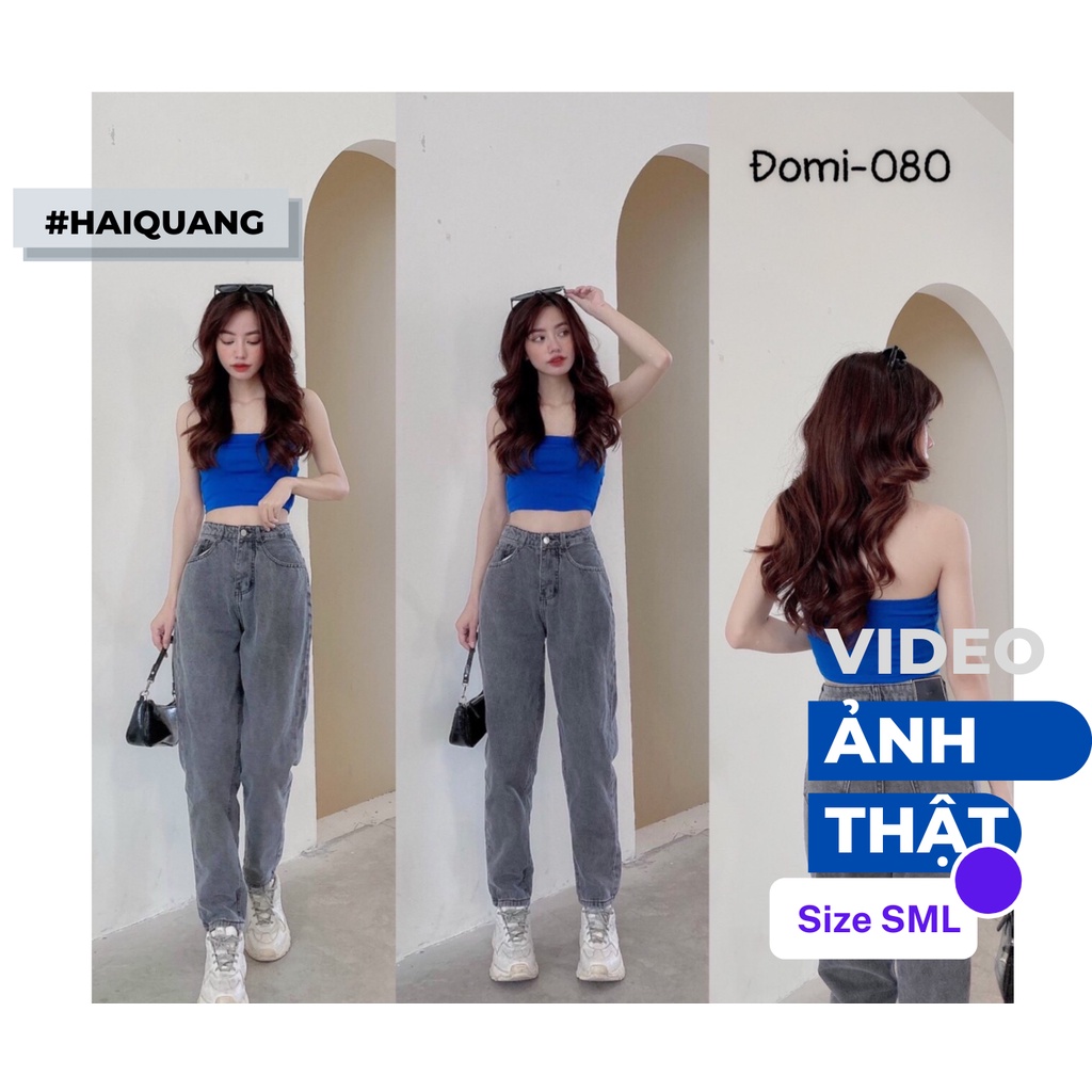 QUẦN JEAN BAGGY CẠP CAO TRƠN CÁ TÍNH HAIQUANG CAM KẾT VẢI KHÔNG PHAI KHÔNG XÙ KỂ CẢ GIẶT MÁY | BigBuy360 - bigbuy360.vn