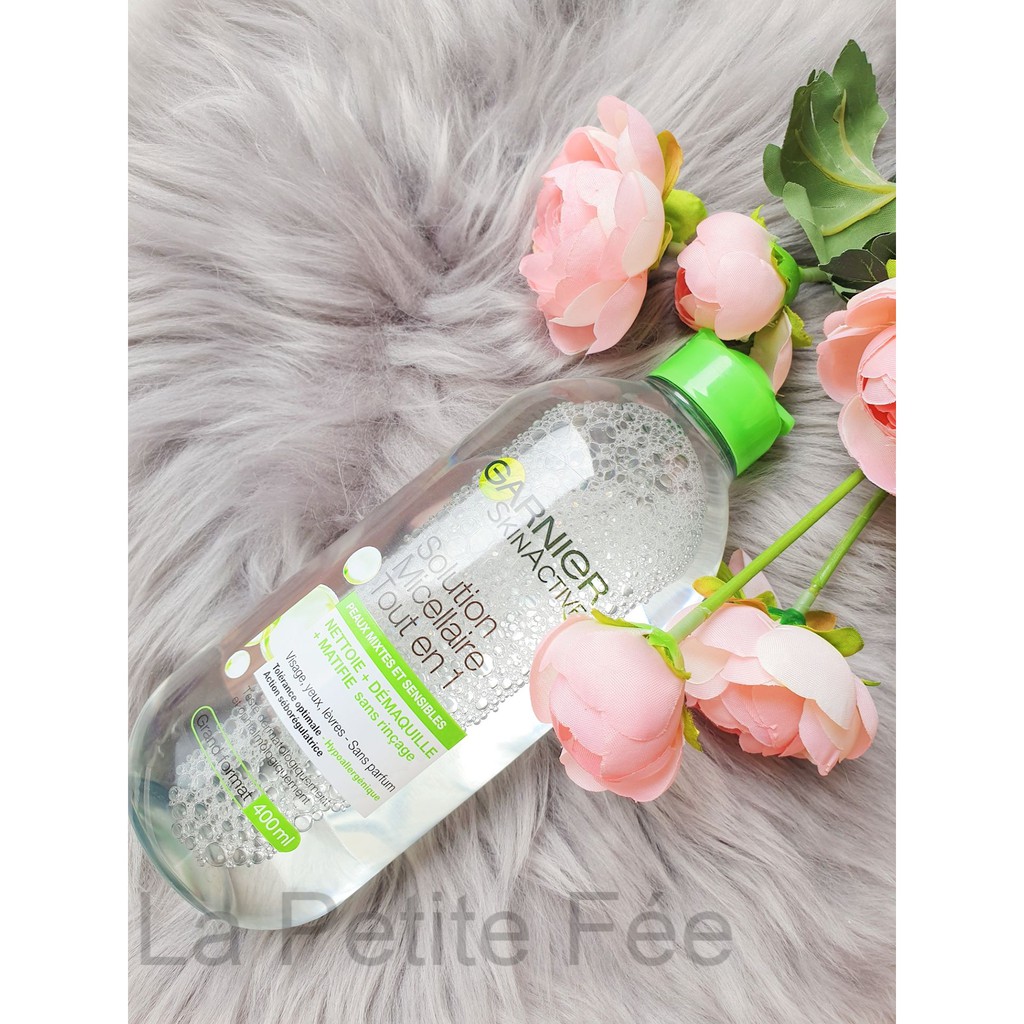 Nước tẩy trang Garnier nắp xanh lá 400ml