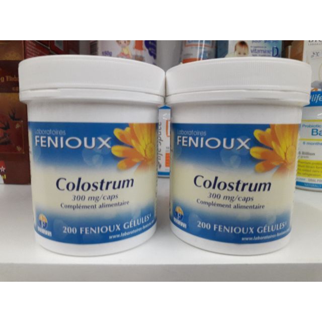 Sữa non Pháp Fenioux Colostrum chứa 200 viên tinh chất sữa non 100%