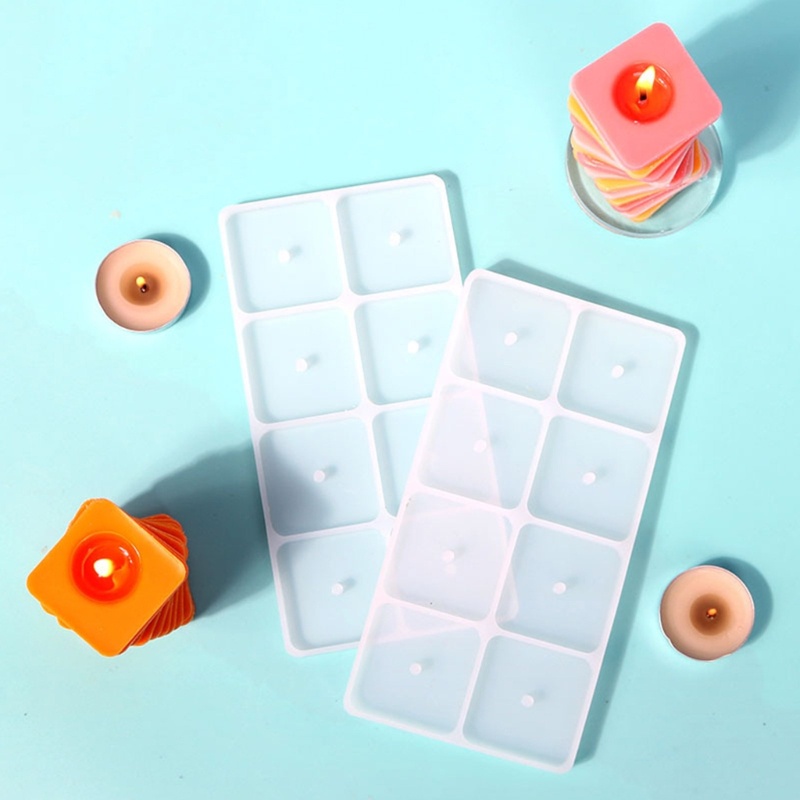 Khuôn Silicone Xoay Làm Bánh Mousse Hình Vuông