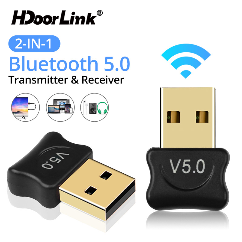 Đầu Nhận Tín Hiệu HdoorLink Bluetooth 5.0 Usb 2 Trong 1