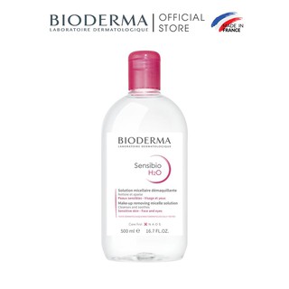 Nước tẩy trang cho da khô và da nhạy cảm Bioderma Sensibio H2O Solution Micellaire 500 ml