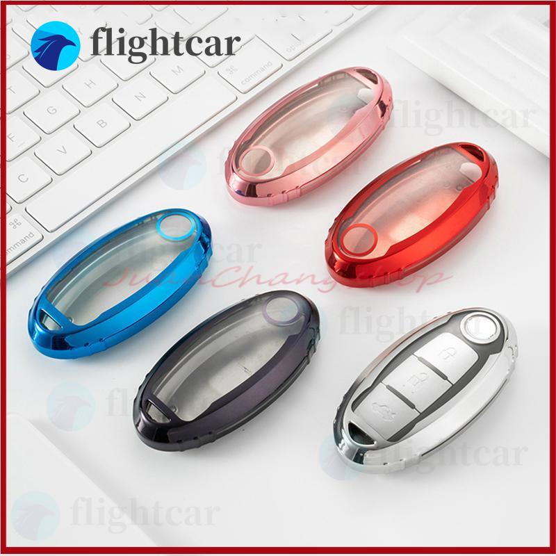 Vỏ Bảo Vệ Chìa Khóa Điều Khiển Từ Xa Bằng TPU Dành Cho Xe Hơi Nissan Serena Sylphy Teana Elgrand Almera Grand Livina Juke J10