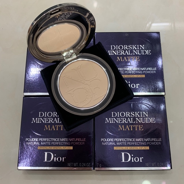 Phấn Phủ Phấn Dior Diorskin Mineral Nude Matte Perfecting Powder