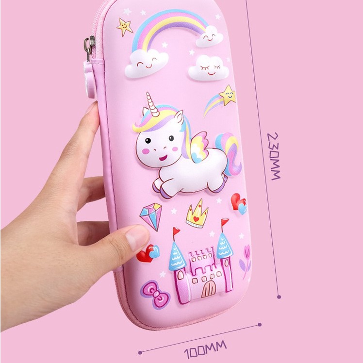 Hộp Bút EVA 2022 Hình Kỳ Lân 3D Đa Năng Cho Bé