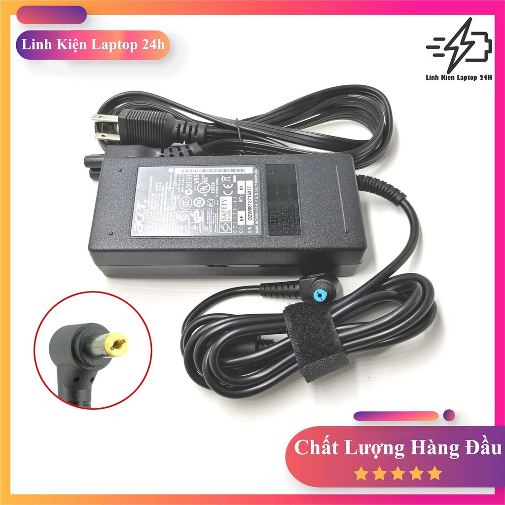 Sạc Laptop Acer Zin 19V - 4.74A 90W, AP.09006.004 AP.0900A.005 HP-A0904A3 HP-OL093B13P PA-1900-32 LC.ADT01.008
