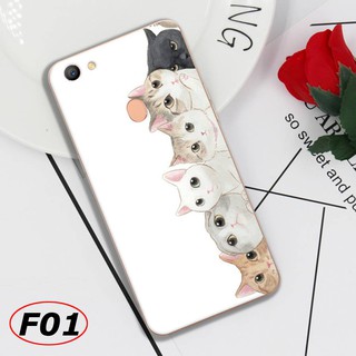 Free_Ship Ốp lưng oppo f5 in hình nhiều mèo dễ thương
