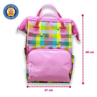 Balo bỉm sữa mẹ bé tiện dụng đeo và xách cho mẹ - SP001549