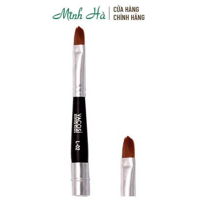 Cọ môi lông dài vỏ trắng Vacosi Lip Pro Blush L02