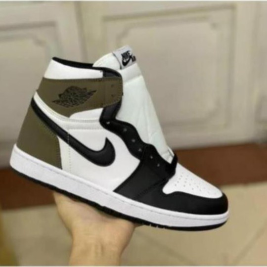 [ Tặng Box bill ] Giày thể thao Air Jordan 1 Nâu Cao Cổ, Giày JD1 Gót Nâu Cao Cổ Nam Nữ