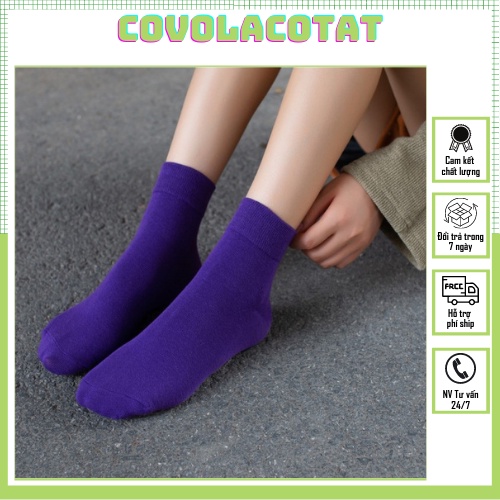 ⚠️ FREESHIP⚠️SIÊU HOT - Tất NỮ CỔ CAO TRƠN cao cấp TC07