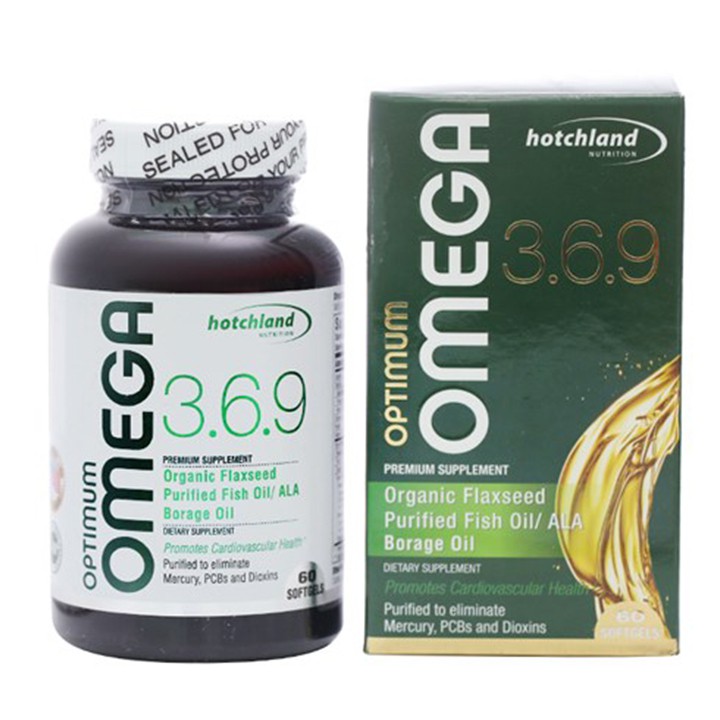 Hotchland Optimum Omega 3.6.9 (Hộp 60 Viên) - Nhập Khẩu Từ Mỹ (USA) - Coastlinecare Pharmacy