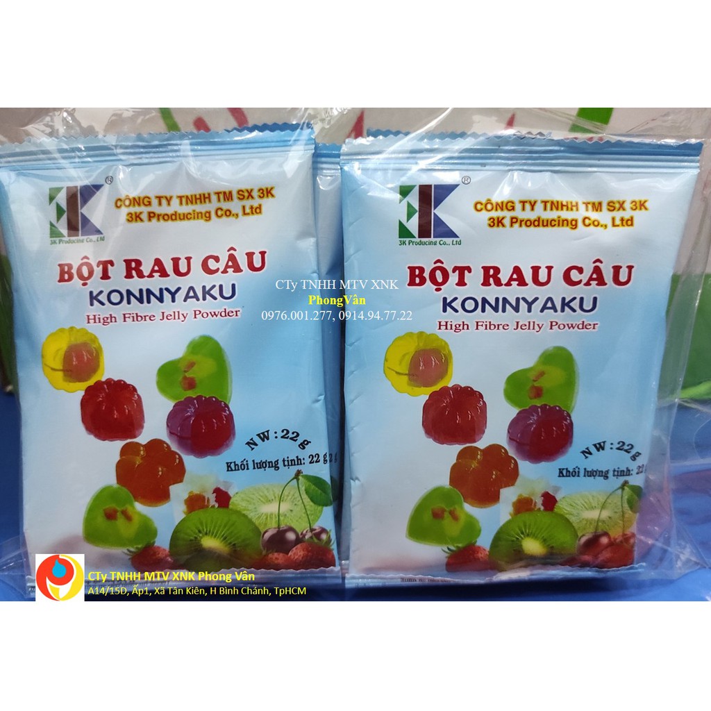 Rau Câu Dẻo Konnyaku 22gr