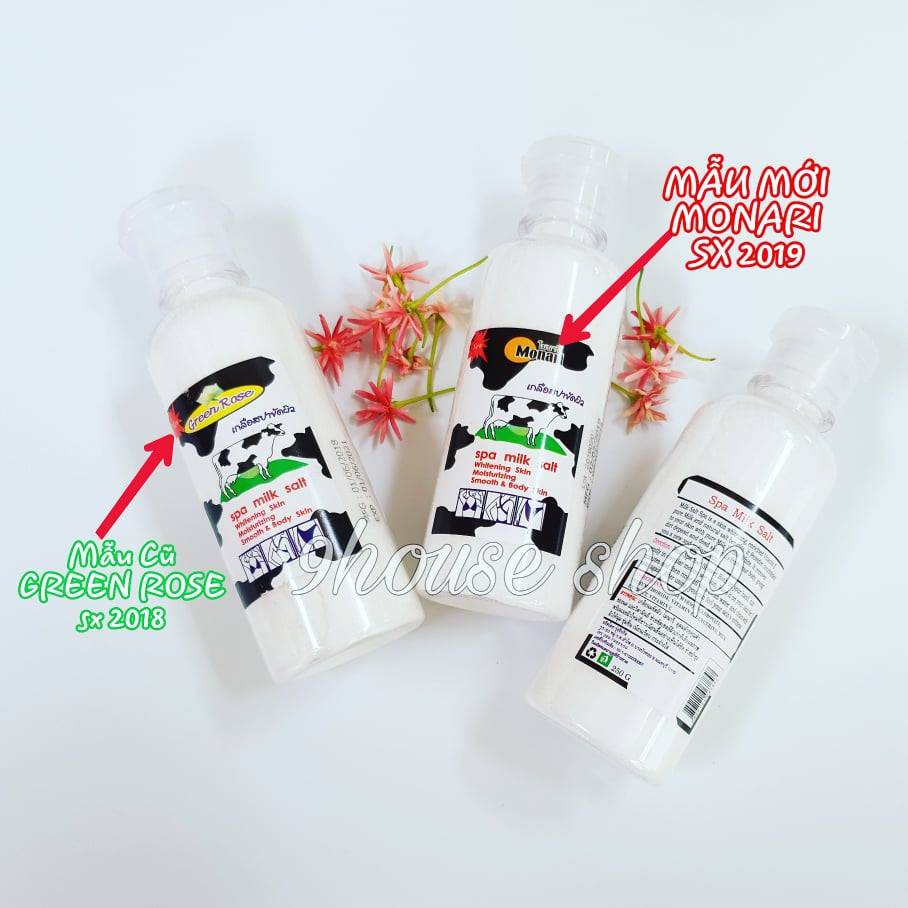 01 CHAI Muối tắm MONARI (Green Rose Cũ) Spa Salt Thái Lan (250gr) | BigBuy360 - bigbuy360.vn