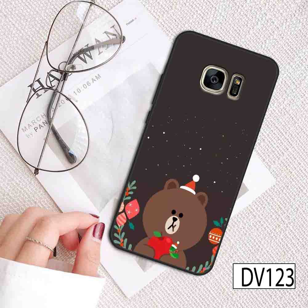 ỐP lưng điện thoại cho SAMSSUNG S6 - S6 EDGE - S7 - S7EDGE - S8 - S8 PLUS chất liệu UV  in hình GẤU CUTE