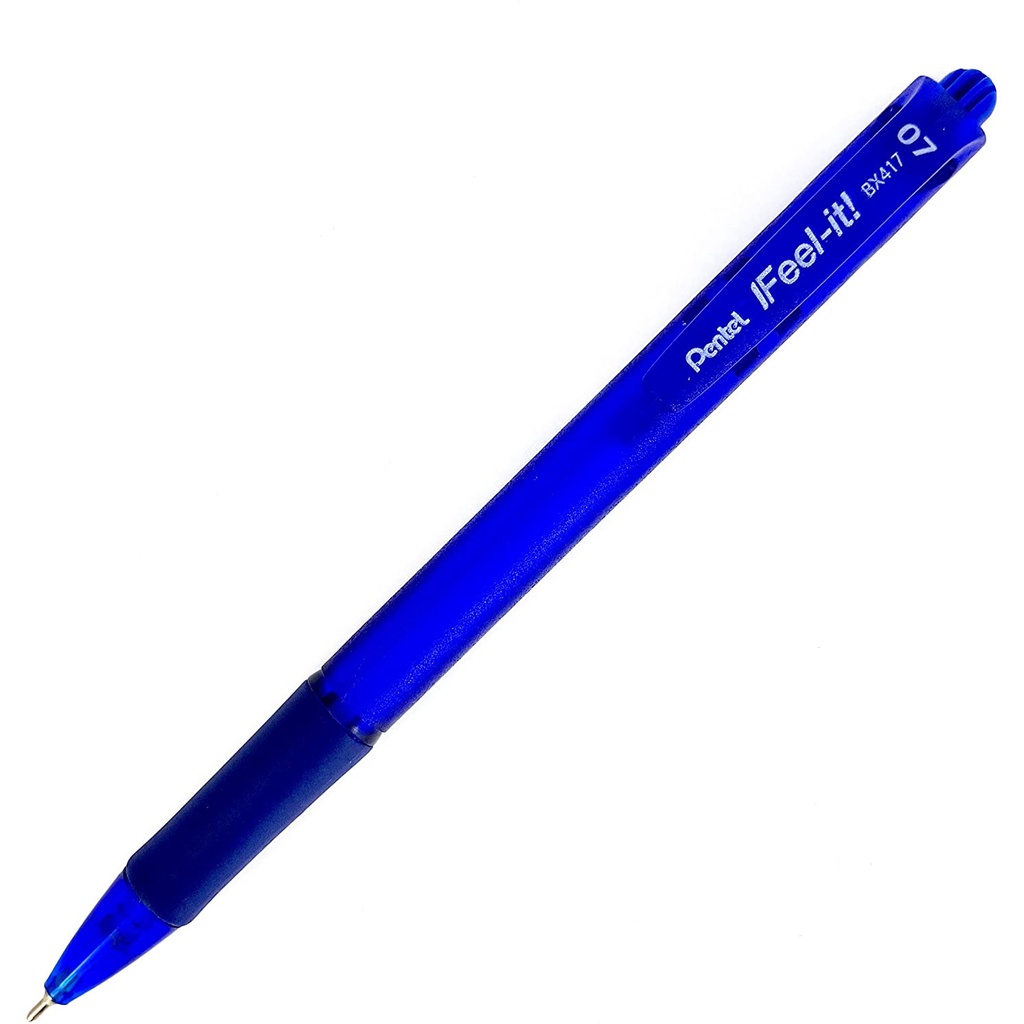 Bút Bi Bấm Nhật Bản Pentel BX417 | Trơn Mượt Không Đọng Mực | Ngòi 0.7mm